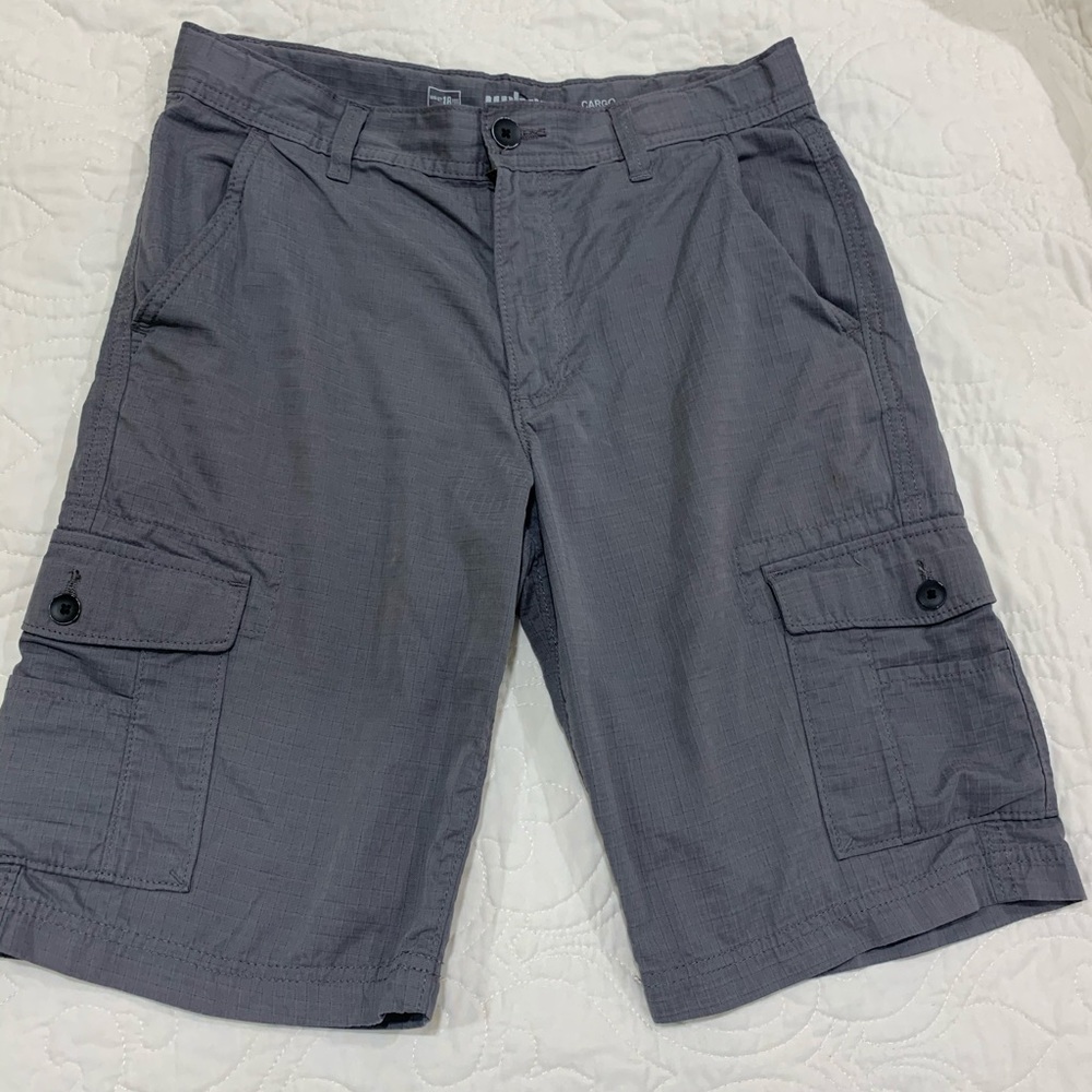 Dark grey shorts boys size 18